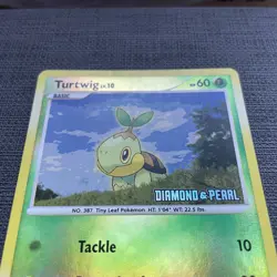 Turtwig 103/130 | DP: Burger King Promos 2008 | Pokemon TCG Stamped Reverse Holo - Image 4