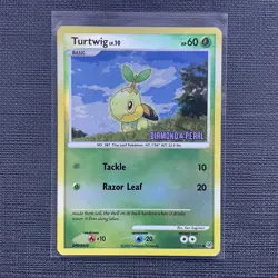 Turtwig 103/130 | DP: Burger King Promos 2008 | Pokemon TCG Stamped Reverse Holo - Image 5