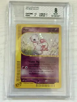 2002 POKEMON EXPEDITION MEW - HOLO BGS 8 📈 - Image 2