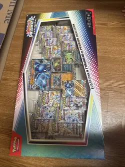 Pokemon TCG Prismatic Evolutions Lucario Ex + Tyranitar Ex Premium Collection - Image 1