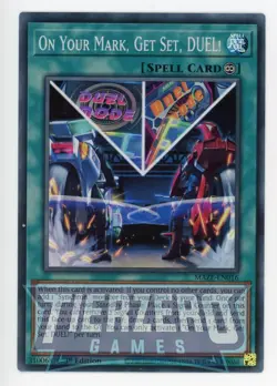 Yugioh On Your Mark, Get Set, DUEL! MAZE-EN016 Super Rare 1st Edition Near Mint - Image 1