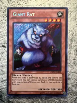 Yugioh - Giant Rat LCYW-EN232 Secret Rare NM - Image 1