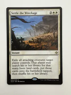 Settle the Wreckage MTG Magic the Gathering Card NM Near Mint XLN - Image 1