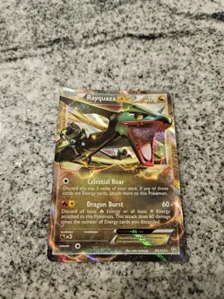 Pokemon Rayquaza EX 85/124 Dragons Exalted Ultra Rare Card - Image 1