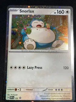 Snorlax - SVP122 - Cosmos Holo - Pokemon TCG - Scarlet & Violet Promo Cards - NM - Image 1