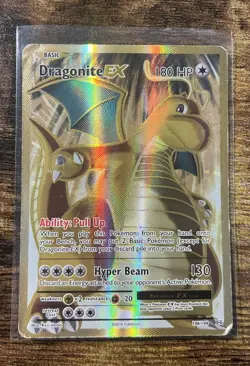Pokemon TCG English Card Evolutions Dragonite EX 106/108 Full Art - Image 1