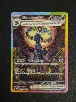 Umbreon ex 161/131 Prismatic Evolutions Special Illustration Rare Pokemon Card - Image 1