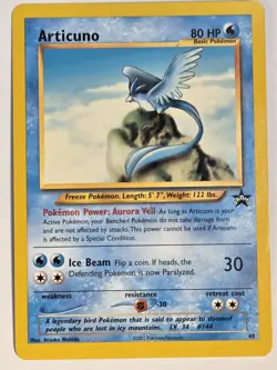 Pokemon Wotc Black Star Promo # 48/53 ""ARTICUNO"" Great Looking Card - Image 1