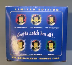 1999 Burger King Pokemon Charizard 23k Gold Plated Card And Pokeball - Image 4