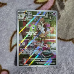 Pokemon Scarlet And Violet Kirlia Holo Illustration Rare Card 212/198 - Image 1