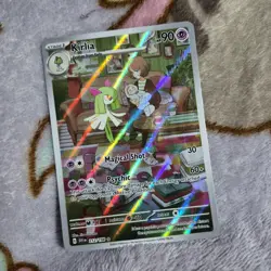 Pokemon Scarlet And Violet Kirlia Holo Illustration Rare Card 212/198 - Image 3