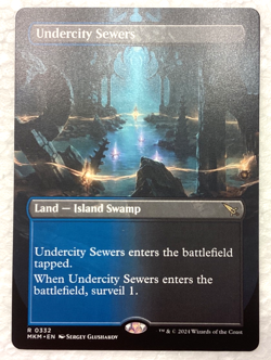 Undercity Sewers (Borderless) Murders at Karlov Manor Regular MTG NM Magic Card - Image 1