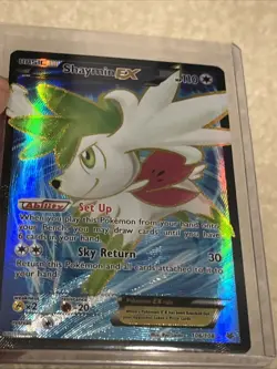 Pokemon XY Roaring Skies Shaymin EX 106/108 Full Art Ultra Rare 2015 Card - Image 3