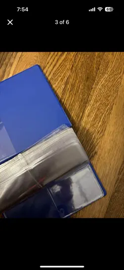 Vintage 1999 Pokemon Charmander Blue 4 Pocket 30 Page Trading Card Binder Rare - Image 3