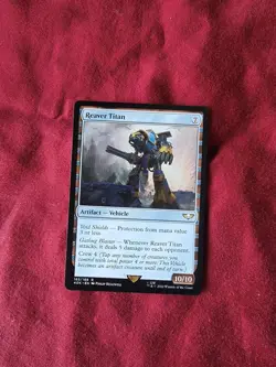 MTG Reaver Titan Magic: The Gathering Warhammer 40K Rare #163 - Image 3