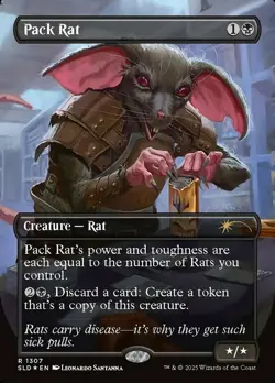 Near Mint x 1 Pack Rat (1307) - Foil Secret Lair Drop Series - FOIL - Image 1