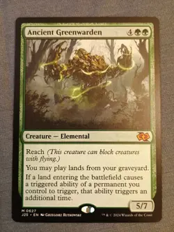 Ancient Greenwarden MTG Regular Foundations Junpstart NM Mythic 0627 - Image 1