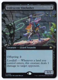 Iridescent Vinelasher (Extended Art) R Bloomburrow 359 NM Foil - Image 1