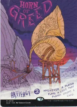 MTG: Secret Lair Drop Series: Horn of Greed: Lightly Played Condition - Image 1