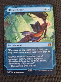 MTG - Rhystic Study (Wilds of Eldraine: Enchanting Tales) - Non-foil - Image 1