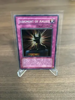Judgment of Anubis DCR-105 Dark Crisis 1st Edition Secret Rare - Image 1