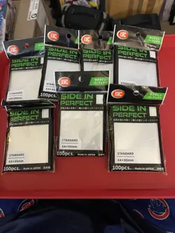 700 KMC SIDE IN PERFECT FIT Standard Size Card Sleeve 64 X 89 mm 7 Packs Of 100 - Image 1