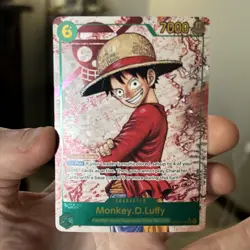 Lot of 2 Monkey.D.Luffy (118) (Alternate Art) & (Parallel) Cards OP13-118 NM - Image 3