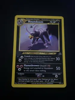 Houndoom 4/75 Neo Discovery Holo Rare Vintage Pokemon Card - Image 1