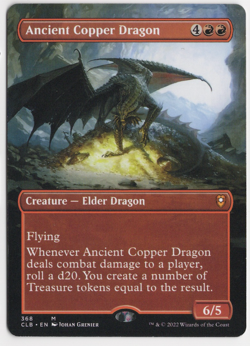 Ancient Copper Dragon 368 2022 Magic: The Gathering MTG Borderless Card - Image 1