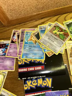 Pokemon Card Lot Of 90+ Cards + Dialga Deck Box Case 2008 Card Lists Rulebooks - Image 5