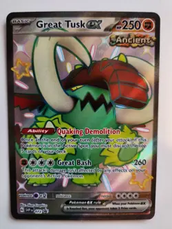 Great Tusk ex (Shiny) - SVP072 Scarlet & Violet Promo Cards Pokemon TCG NM - Image 1