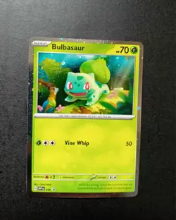Bulbasaur SVP 046 HD Galaxy Swirl Cosmos Pokemon 151 Black Star Promo Card ENG - Image 1