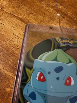 2000 Topps Pokemon Blue Logo Series 2 #PC2 Bulbasaur Clear Card First Print - Image 2