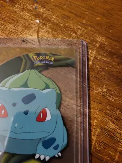 2000 Topps Pokemon Blue Logo Series 2 #PC2 Bulbasaur Clear Card First Print - Image 3