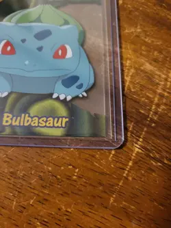 2000 Topps Pokemon Blue Logo Series 2 #PC2 Bulbasaur Clear Card First Print - Image 4