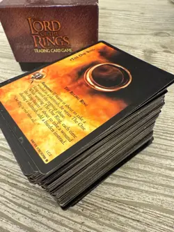 Lord of the Rings TCG Fellowship of the Ring Set 1 Bulk Lot 182 Cards, 10 Rares - Image 1