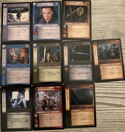Lord of the Rings TCG Fellowship of the Ring Set 1 Bulk Lot 182 Cards, 10 Rares - Image 3