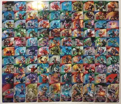 Lot of 100 Japanese Kamen Rider Battle: GANBA LEGENDS Normal & Rare Card Set - Image 1