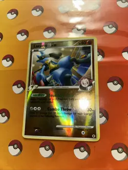 Lucario GL 8/111 Rising Rivals Reverse Holo, Pokemon Card TCG - Image 1