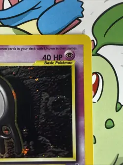 Pokemon - Unown A Holo - 14/75 - Neo Discovery - Rare Card NM- ( Swirl ) - Image 4