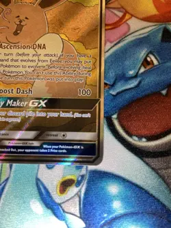 2019 Pokemon EEVEE GX Holo SM233 Sun & Moon Back Star Promo Textured Card MT NM - Image 4