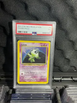 Low POP Pokemon TCG Celebi Neo Revelation Holo Rare Card 3/64 VG PSA 3 - Image 3
