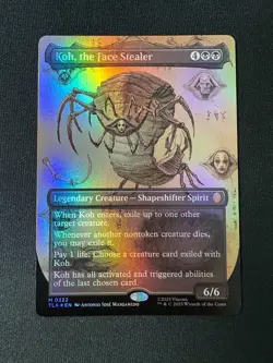 2025 MTG Avatar The Last Airbender Koh, The Face Stealer Borderless Foil #322 - Image 1