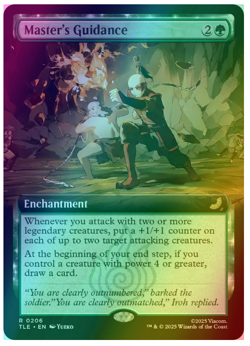 Master's Guidance - Foil - Extended Art Avatar MTG - Image 1