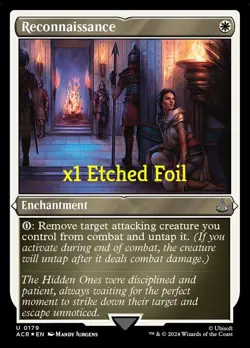 MTG Etched Foil Universes Beyond: Assassin's Creed ACR Reconnaissance MINT - Image 1