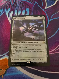 MTG Shadowspear Theros Beyond Death Foil - Near Mint - Image 1