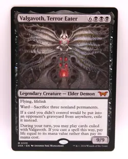 Valgavoth, Terror Eater Duskmourn: House of Horror Regular NM Un-Played - Image 1