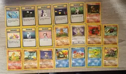 *No Dupes* Lot Of 20 Vintage WOTC Pokemon Cards (Base Set, Fossil, Jungle) - Image 1