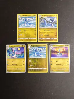 5 Dragonair Pokemon Card Collection Reverse Holo SM SWSH SV PTCG - Image 1