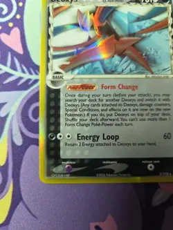 Pokemon TCG EX Holon Phantoms Deoxys (Delta Species) 3/110 Near Mint - Image 5
